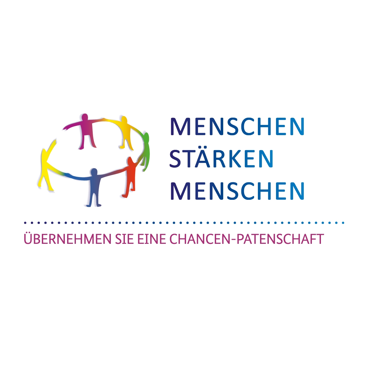 Logo des Programms „Menschen stärken Menschen”