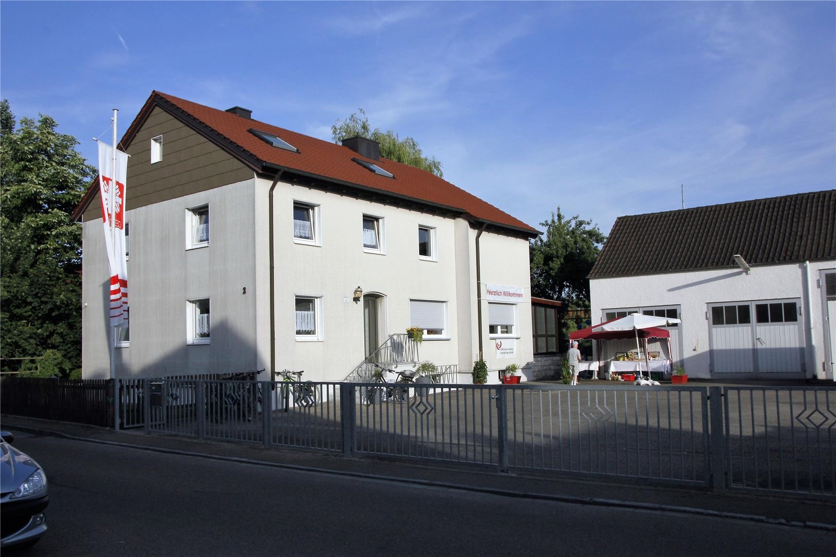 Die Wohneinrichtung der CAB Caritas Augsburg Betriebsträger gGmbH – Behindertenhilfe in Gundelfingen an der Brenzer Straße. (Bernhard Gattner)