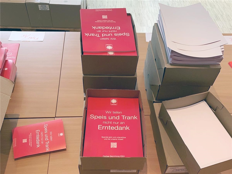 Packstrasse Caritas-Sammlung 2024