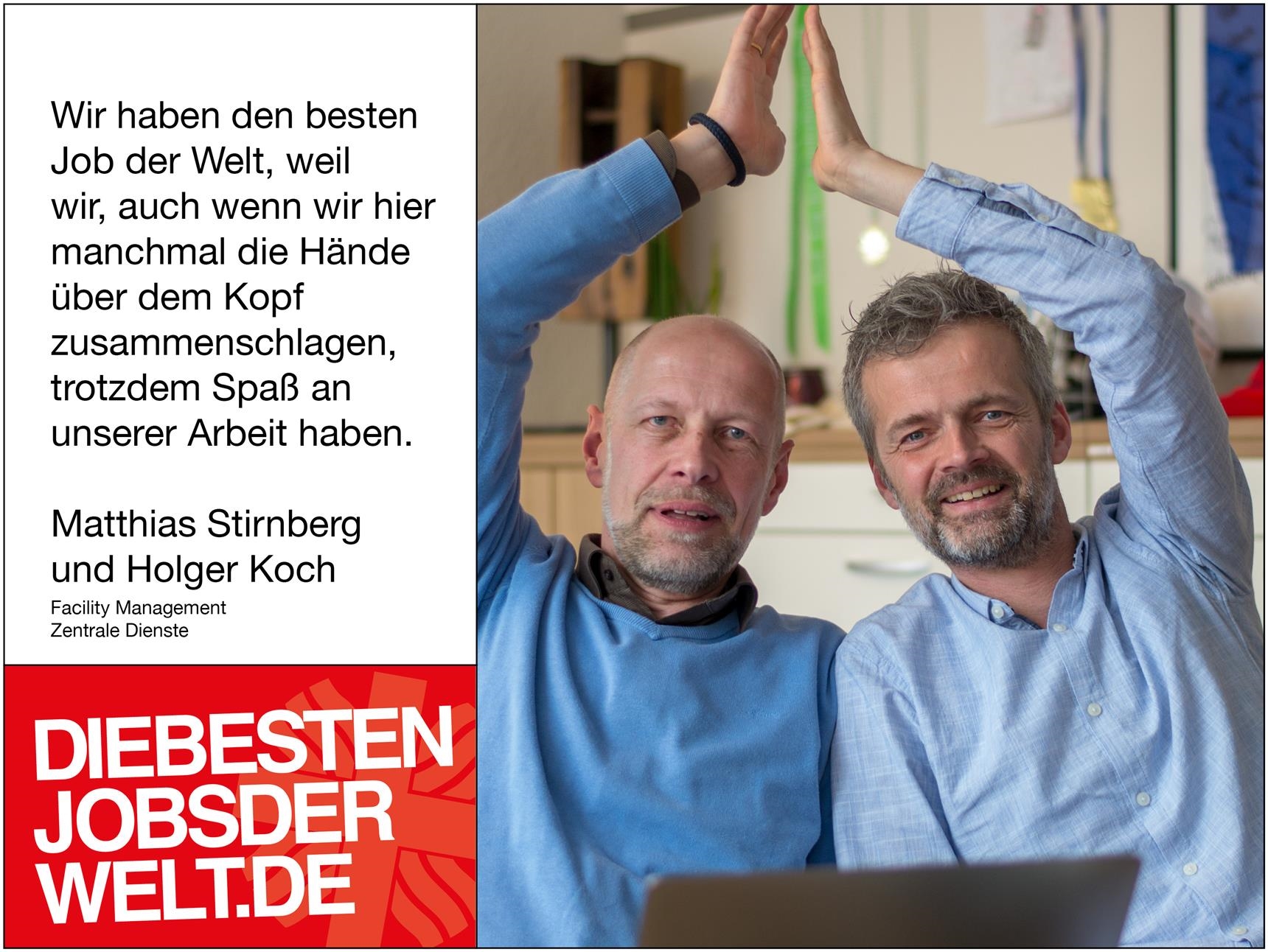 diebestenjobsderwelt - Matthias Stirnberg und Holger Koch (Foto: Miriam Konietzny)