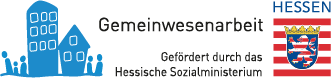Logo Gemeinwesenarbeit des Hessischen Sozialministeriums 