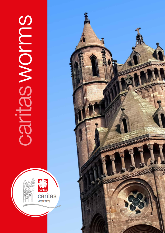 Titelblatt der neuen Broschüre des Caritasverbandes Worms e. V. 2022