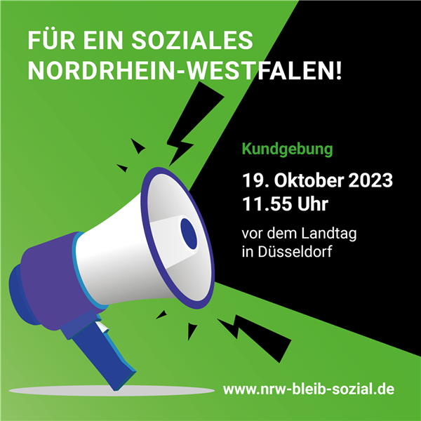 Kundgebung NRW bleib sozial