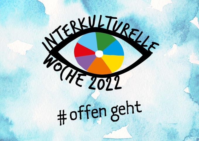 Logo der Interkulturellen Woche, ein Auge