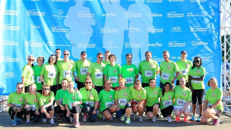 Teamfoto Firmenlauf 