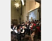 Seemannsweihnacht in der Marienkirche Rendsburg mit den Hornblowern. Der Chor der Marinekameradschaft Rendsburg lud uns zu unserer Freude ein, mit einer Gruppe daran teilzunehmen.