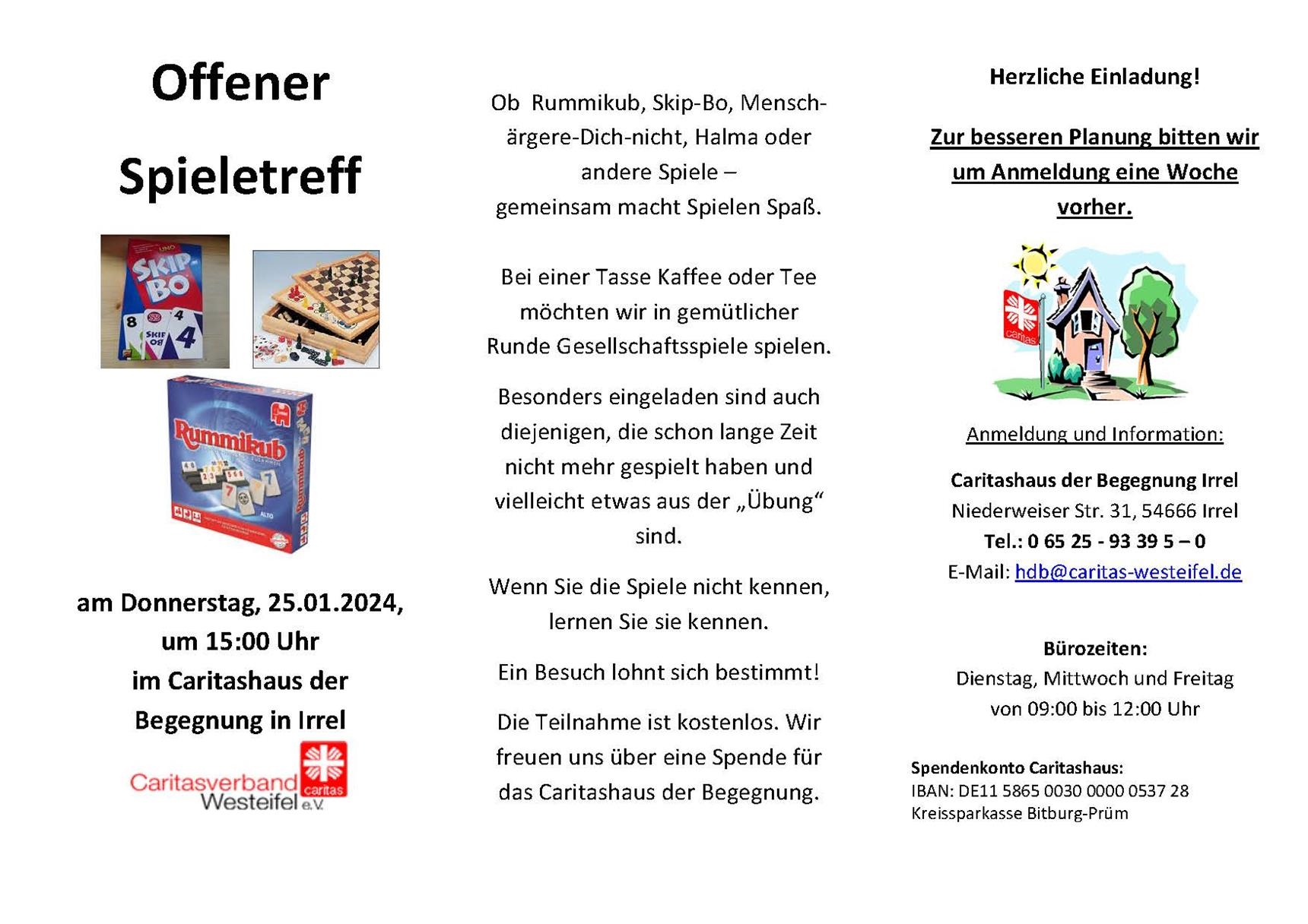 Offener Spieletreff 2024