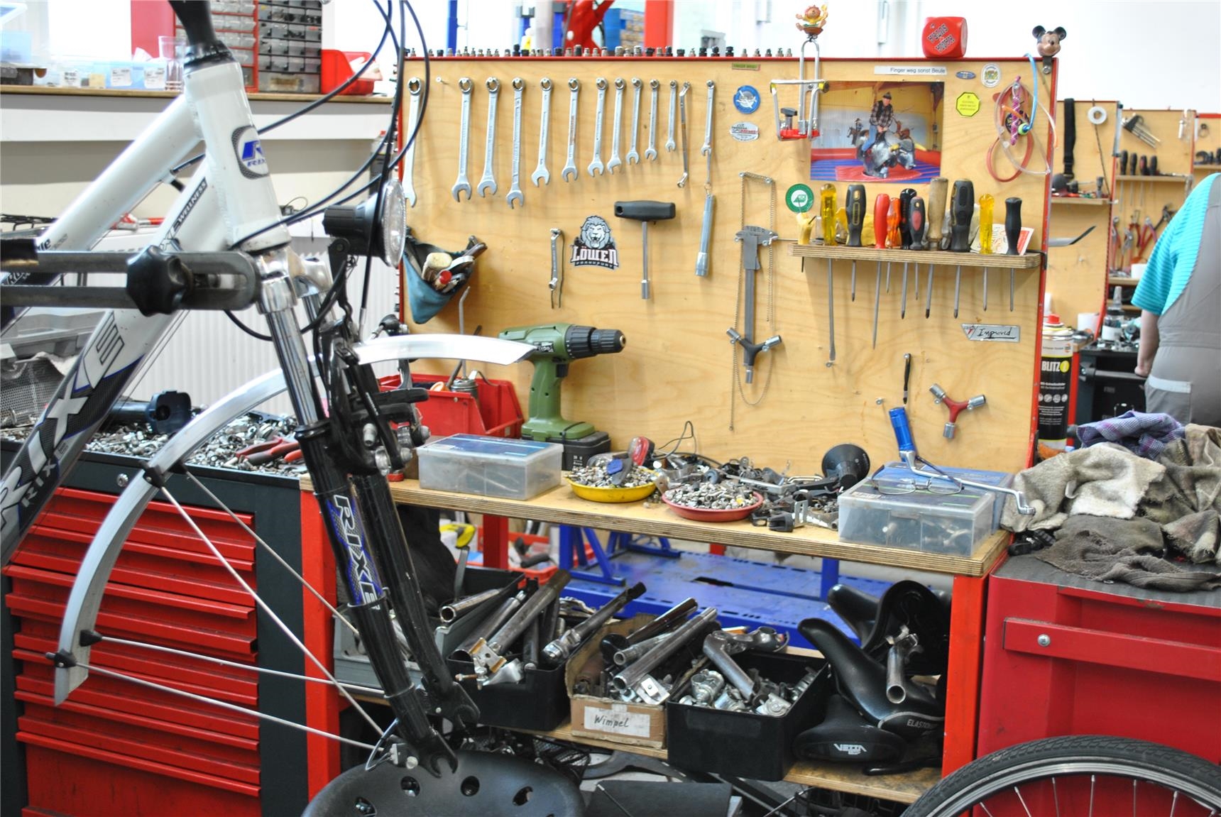 Werkzeug Fahrradwerkstatt 