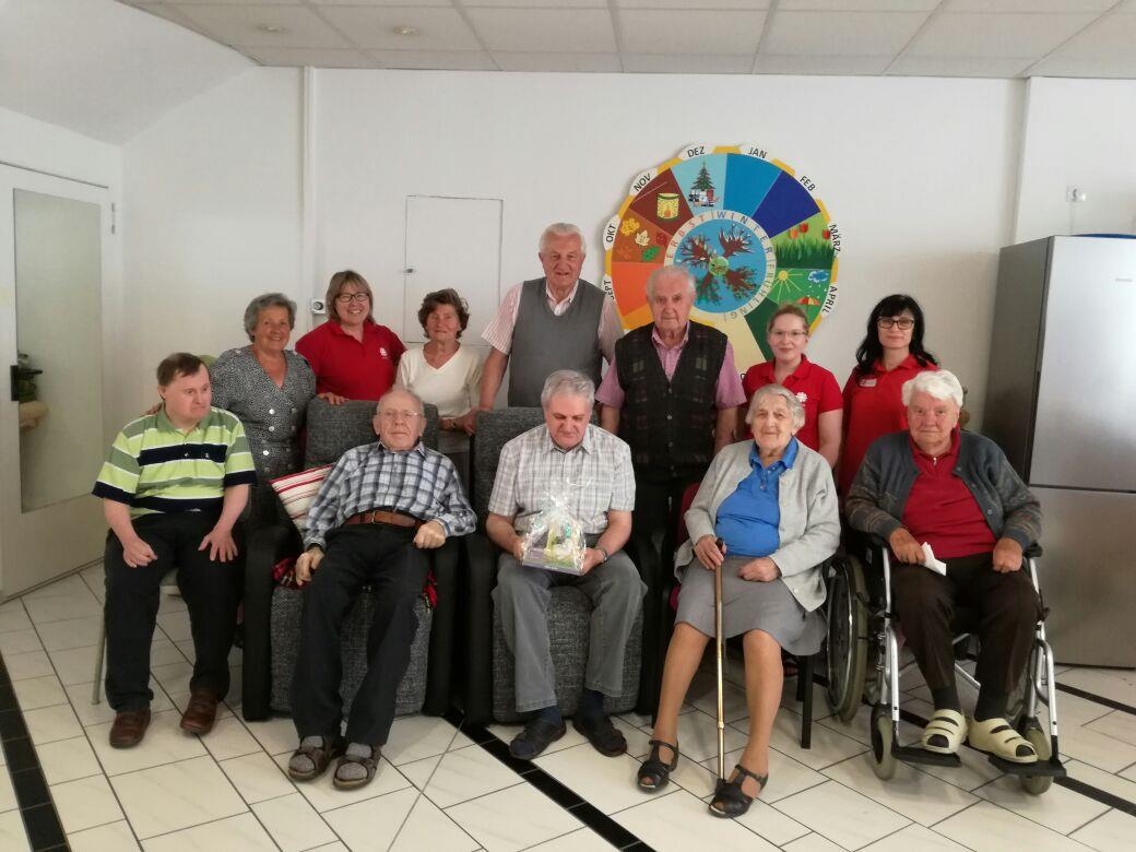 Alois Reitmaier feierte seinen 60. Geburtstag in der Caritas-Tagesbetreuung in Pfarrkirchen 