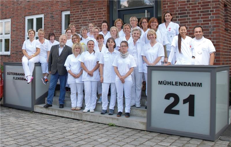 Bild vom Team des ambulanten Pflegedienstes St. Elisabeth in Flensburg