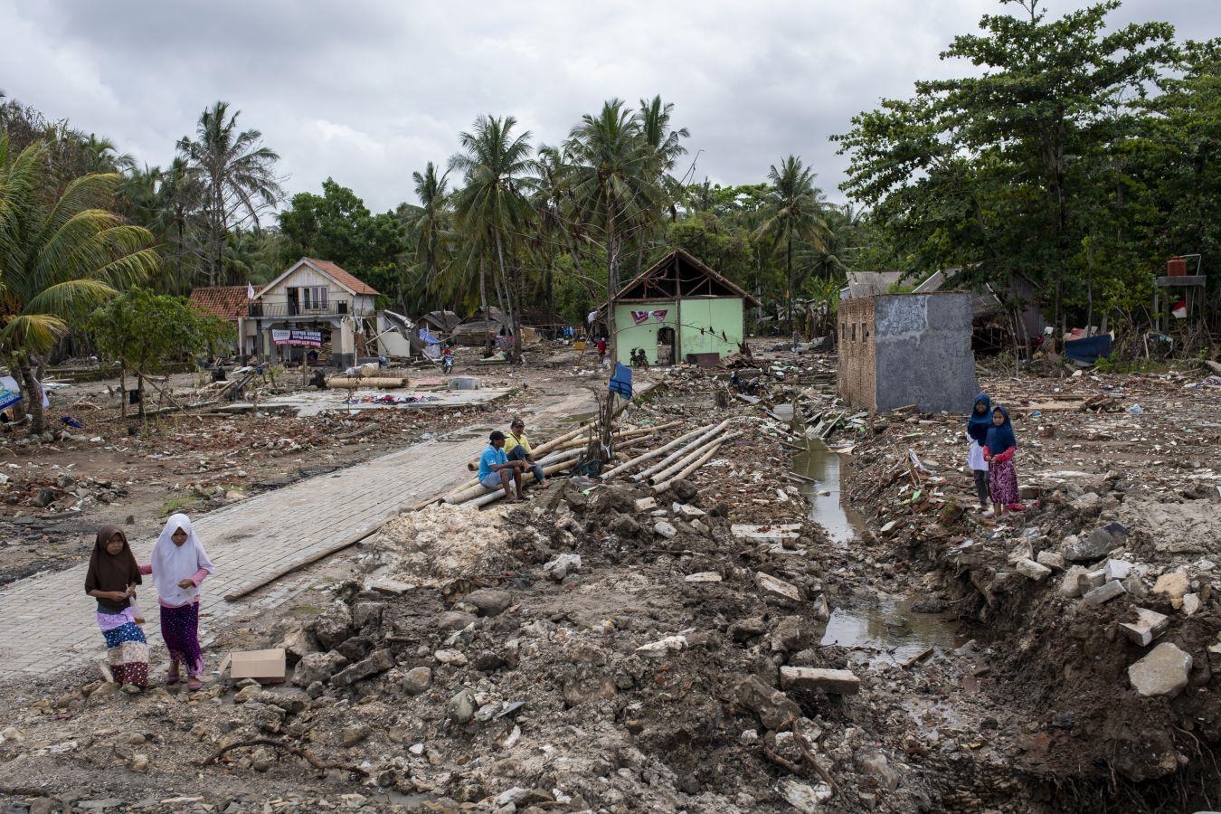 Zerstörung in Indonesien im Januar 2019 (Foto: Bente Stachowske)