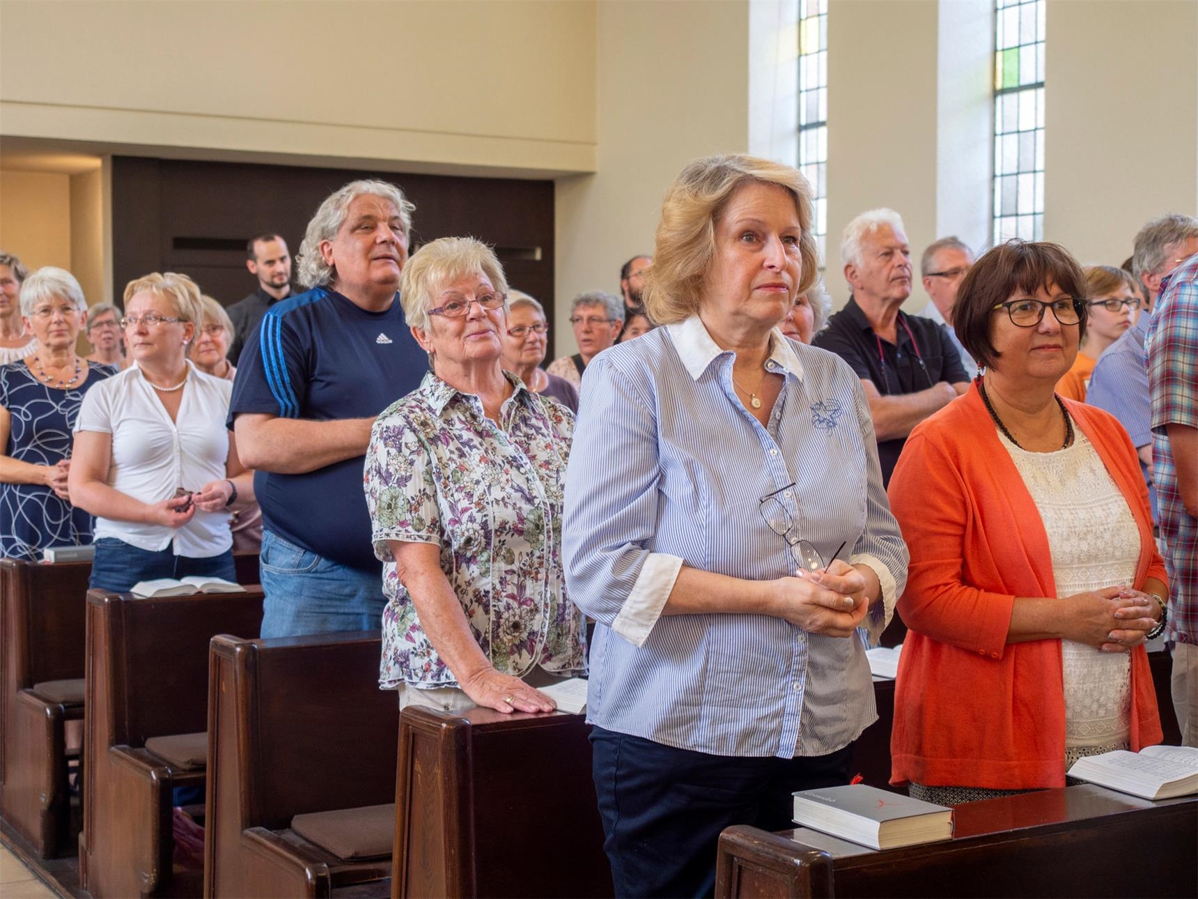 Besucher in der Kirchengemeinde St. Rita (Foto: Angela Kröll)
