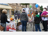 Am Samstag vor der Bundestagswahl, war neben vielen politischen Parteien auch der Verein mitarbeiten – Kirchliche Beschäftigungsinitiative e.V. (KBI) mit einem Stand in der Fußgängerzone vertreten.