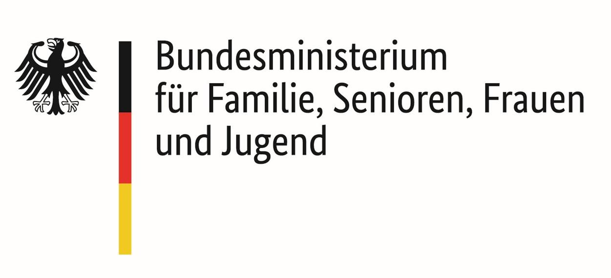 Logo des Bundesministeriums für Familie, Senioren, Frauen und Jugend (BMFSFJ)