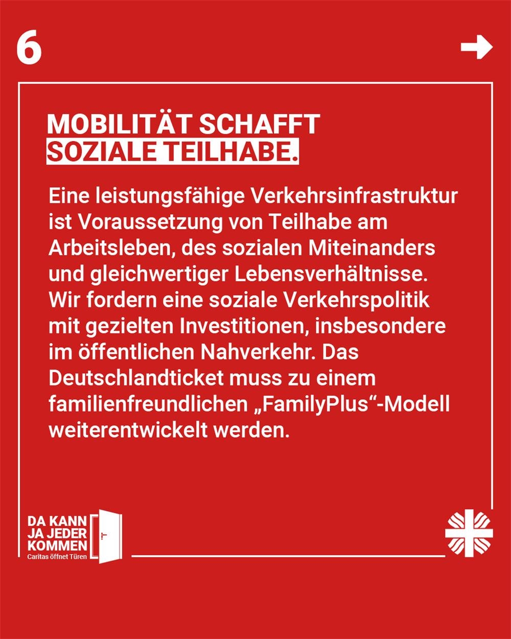 6. These: Mobilität schafft soziale Teilhabe 