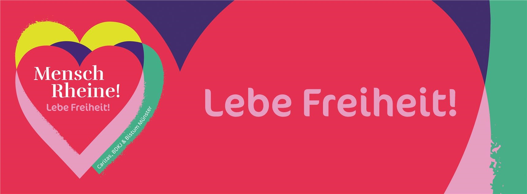 Logo Mensch Rheine - Lebe Freiheit