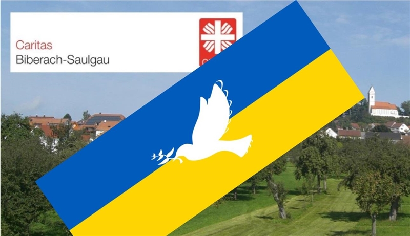 Ukraine-Hilfe Caritas Biberach-Saulgau Logo