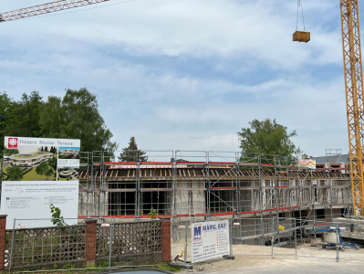 Baufortschritte Caritashospiz Heiligenstadt 2023 