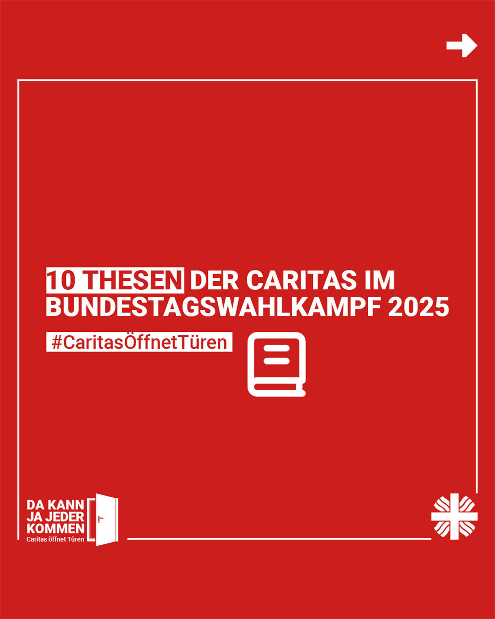 10 Thesen der Caritas im Bundestagswahlkampf 2025  