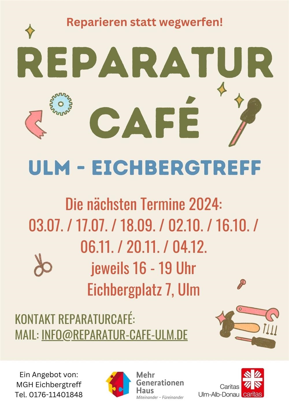 Plakat Reparaturcafé