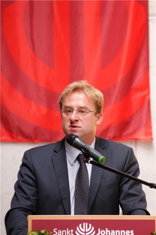 Landtagsabgeordneter Wolfgang Fackler sprach ein Grußwort. (Bernhard Gattner)
