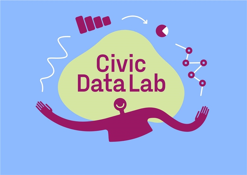 Keyvisual zum Projekt Civic Data Lab. 
