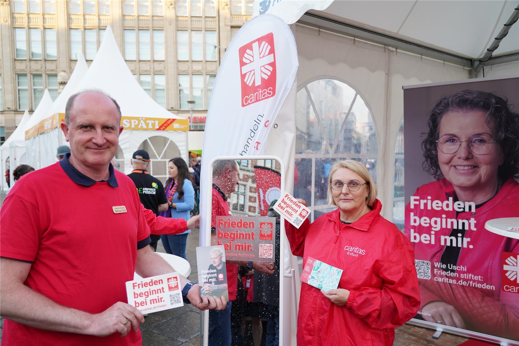 Jahreskampagne der Caritas auch auf dem Deutschen Katholikentag 