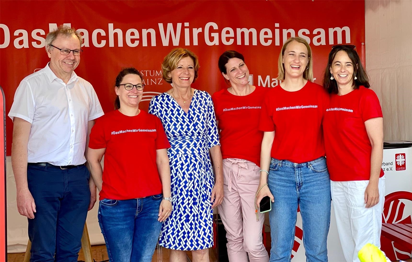 Gruppenfoto mit Ministerpräsidentin Malu Dreyer (Foto: DiCV Mainz, Referat Kommunikation)