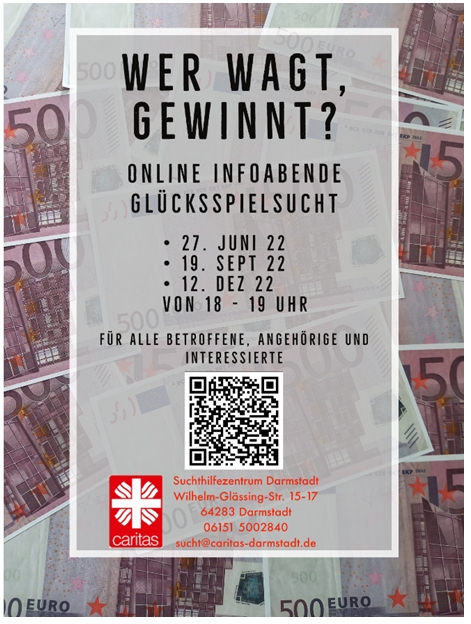 Online-Infoabende Glückspielsucht (Caritasverband Darmstadt e. V.)