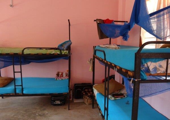Etagenbetten im Schlafzimmer (Wolfgang Fritz / Caritas international)