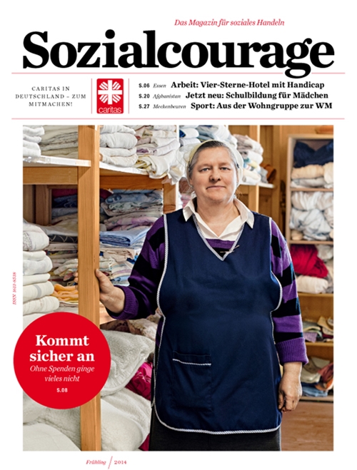 Cover Sozialcourage Ausgabe 01/2014