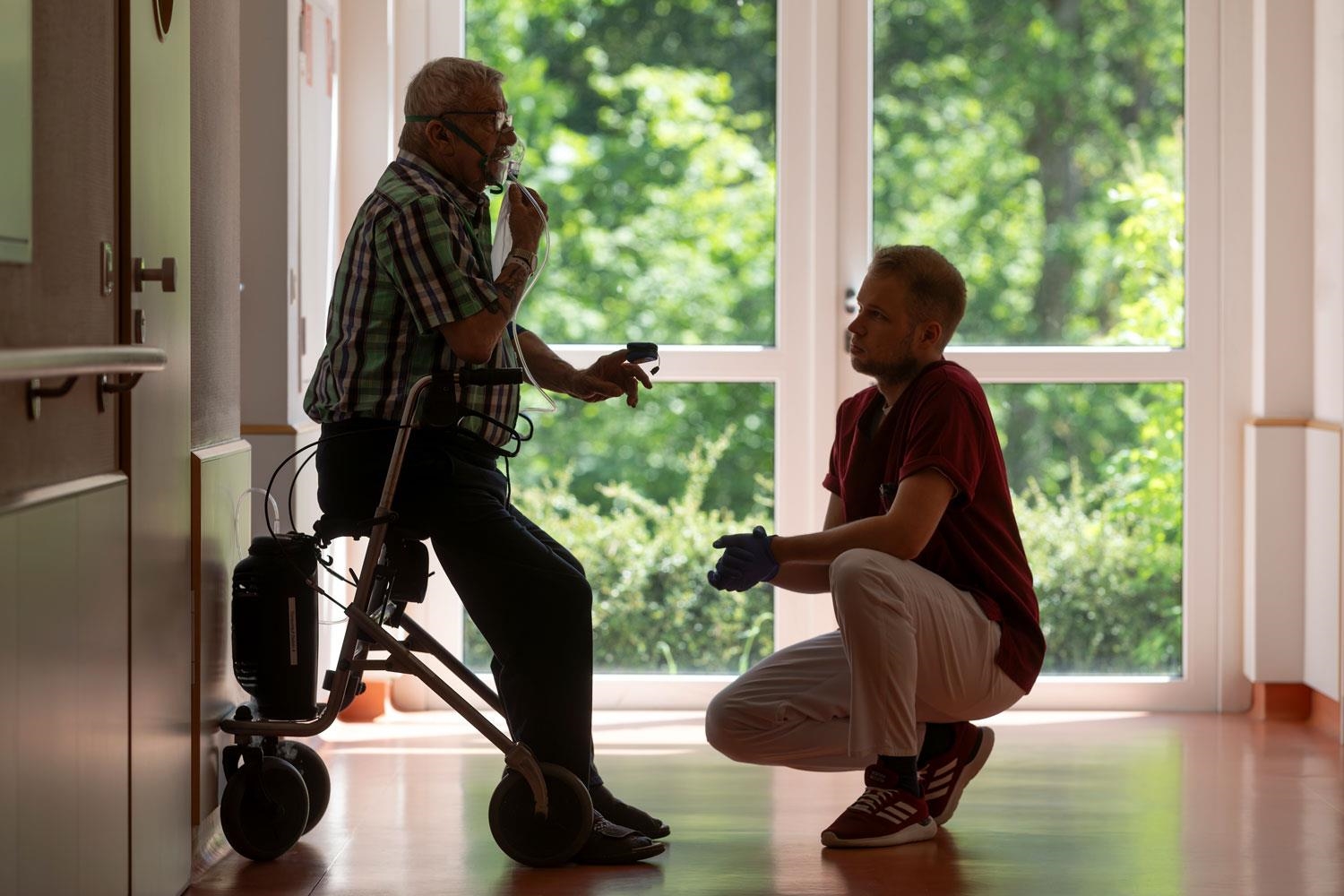 Das Team der Physiotherapie stellt die Patientinnen und Patienten sowie ihre individuellen Bedürfnisse ins Zentrum der Behandlung. 