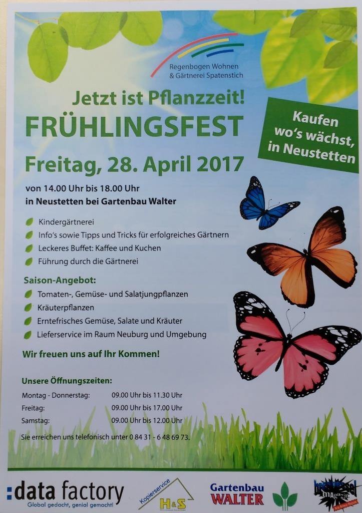 Plakat Frühlingsfest 