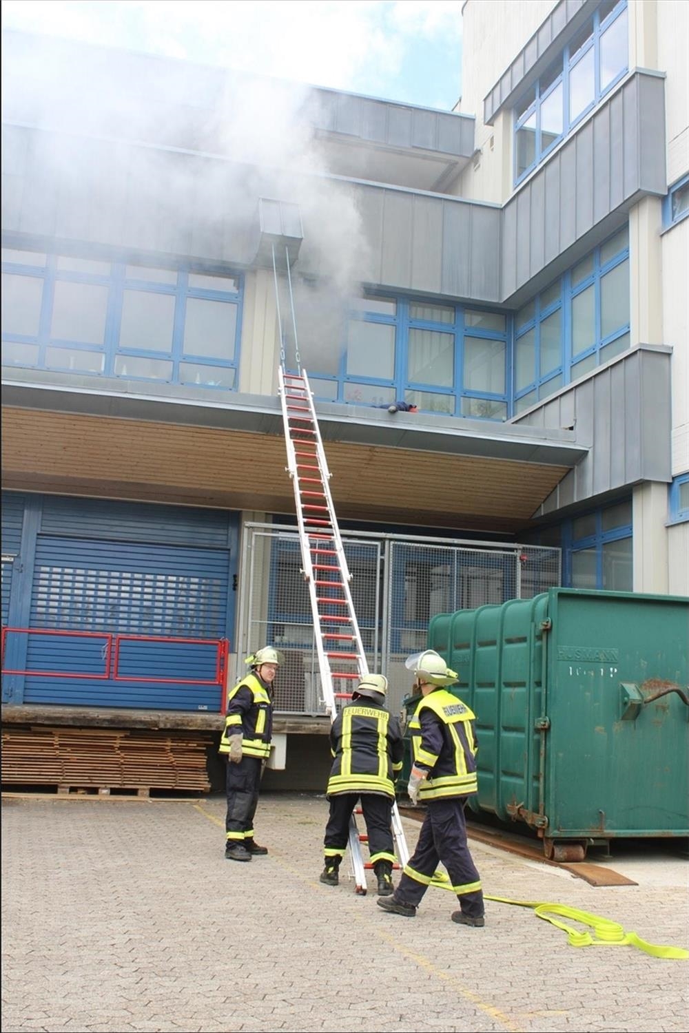 Feuerwehrübung an den Werkstätten_2 