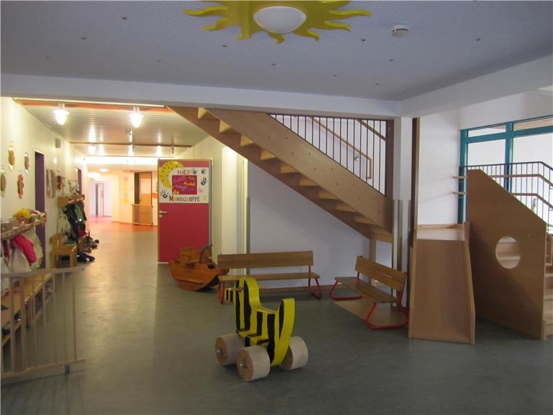 Blick in den Eingangsbereich der Kindertagesstätte 