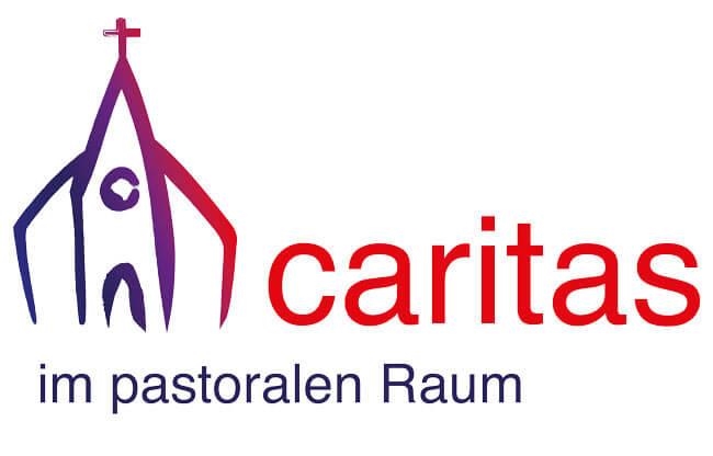 Kirche mit Text Caritas im Pastoralen Raum