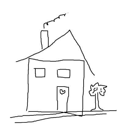 Haus Zeichnung