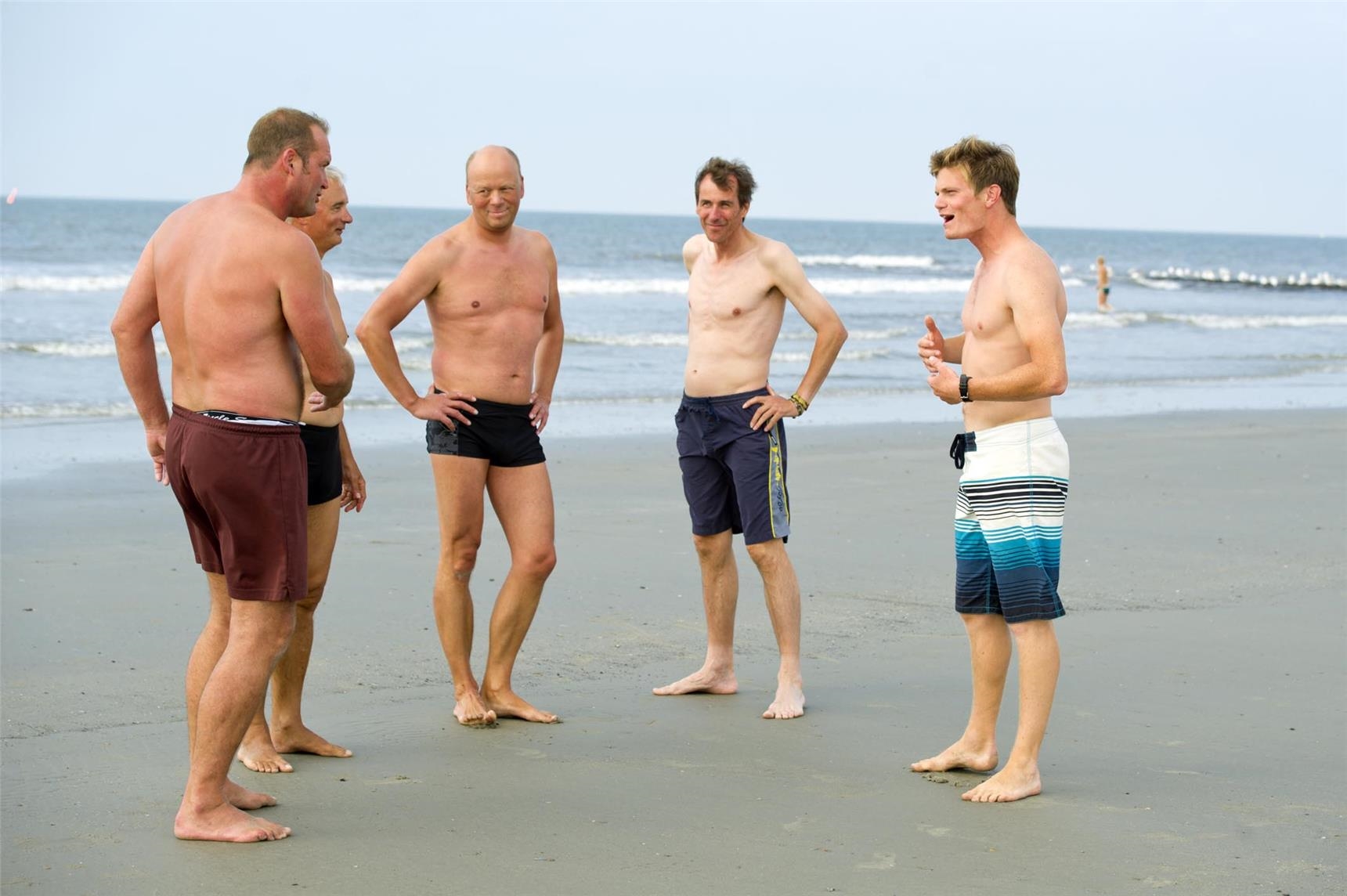 Männer Strand Spaß 