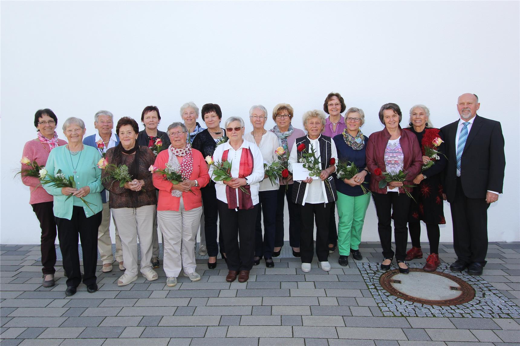 Ehrung Mitarbeiterinnen