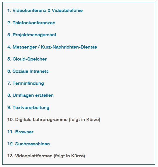 Gliederung Digitale Hilfsmittel für das Ehrenamt