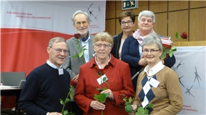 Vertreter(innen) CKD-Gruppe St. Lukas, Fulda und Christa Brand, CKD-Bundesvorsitzende