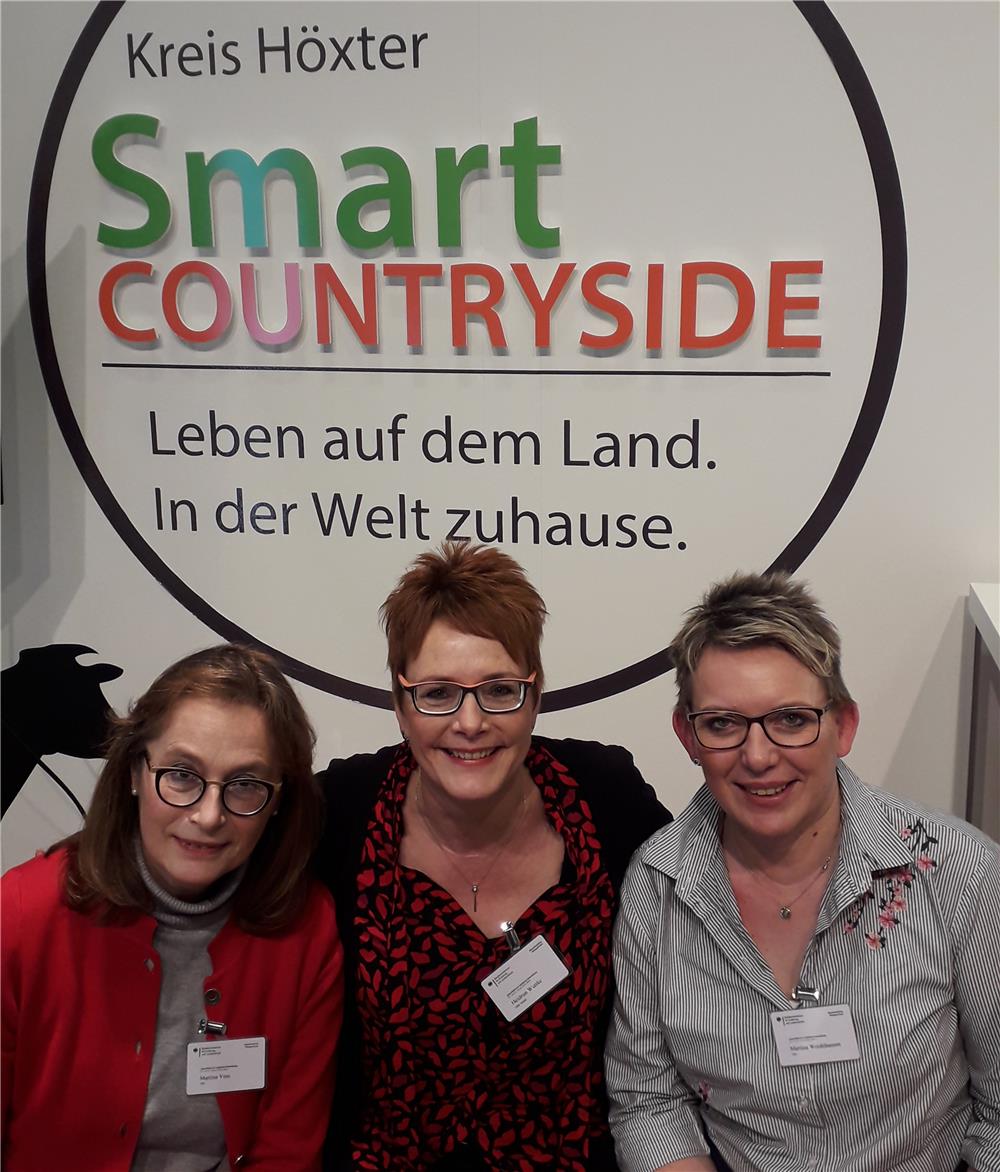 Messestand Kreis Höxter und GfW mit Smart Country Side